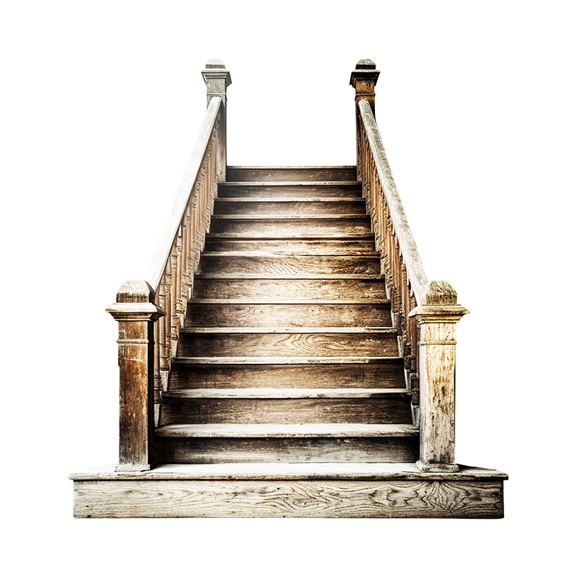escalier en bois