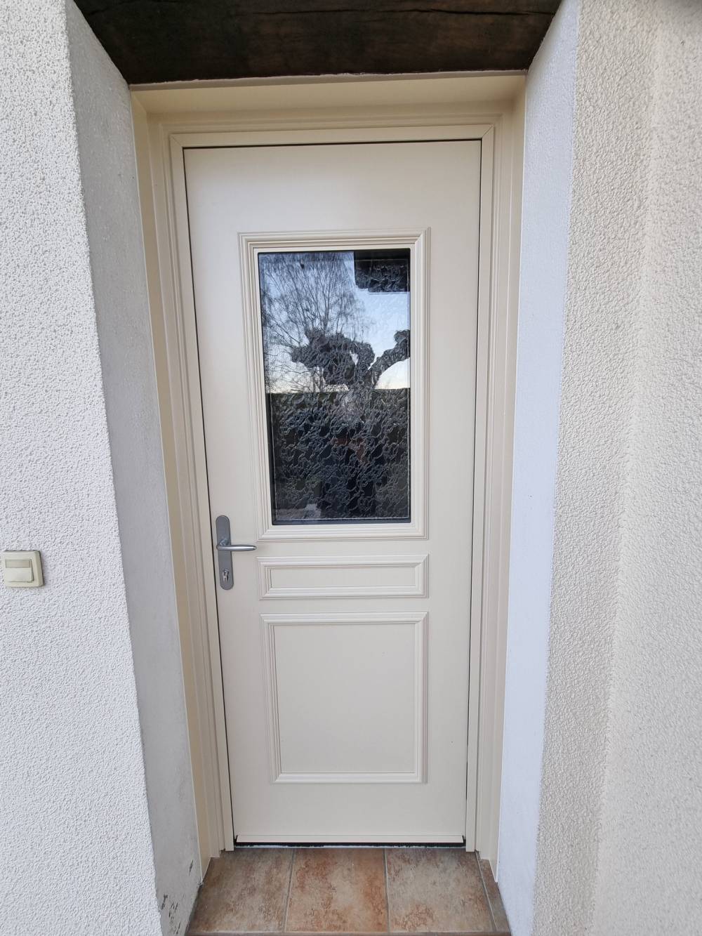 Porte blanche