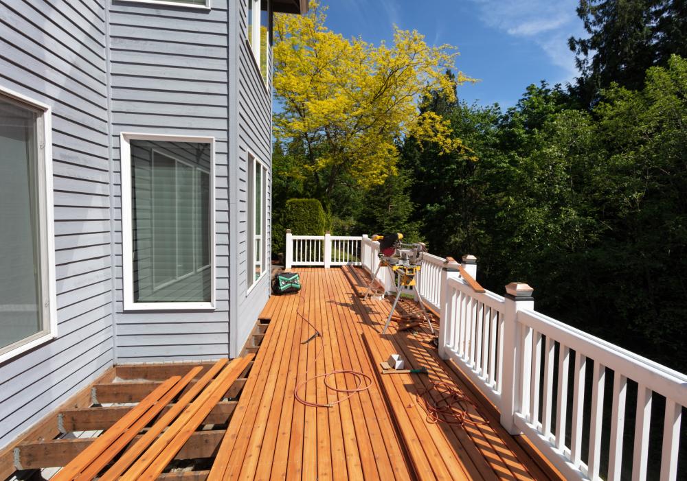 Construction de terrasse